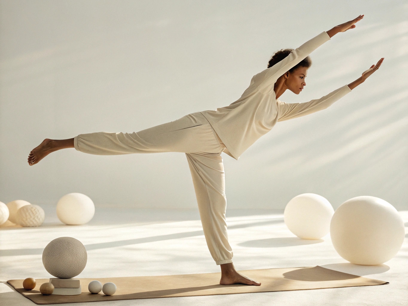 Pilates-harjoitus Botanostra studiolla